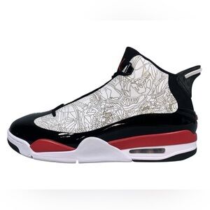 Air Jordan Dub Zero Mid Fire Red - Men’s 7/Big boys 7Y/ Womens 8.5